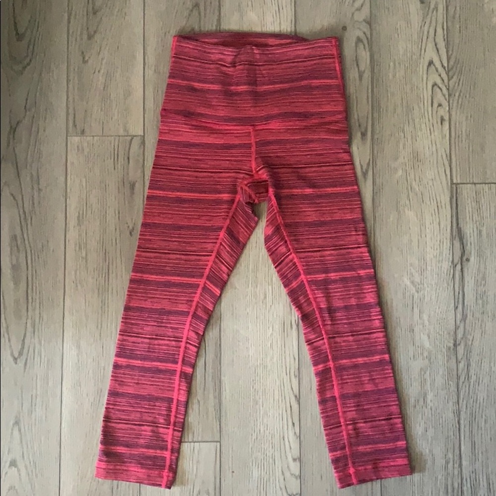 Lululemon Wunder Under Crop space Dye